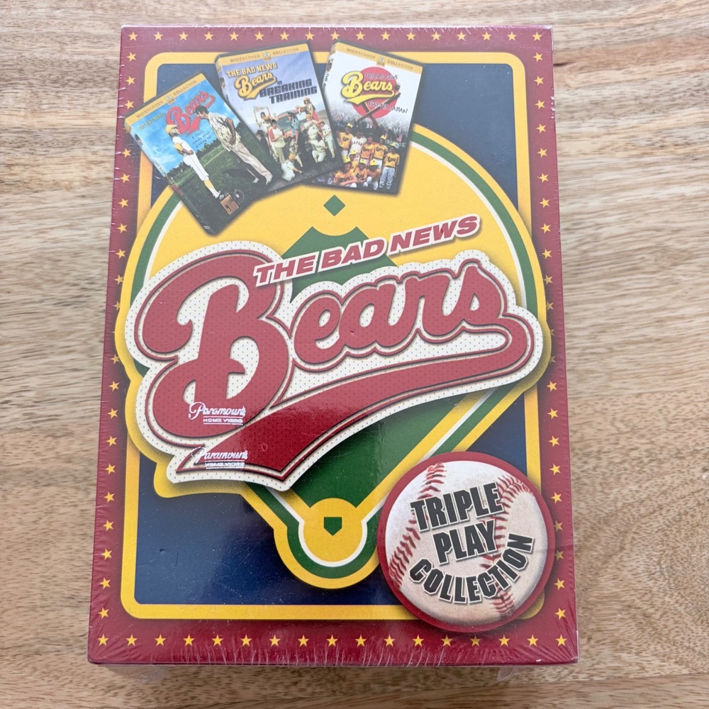 The Bad News‎ Bears Triple Play Collection DVD Box Set 3-Movie Widescreen New